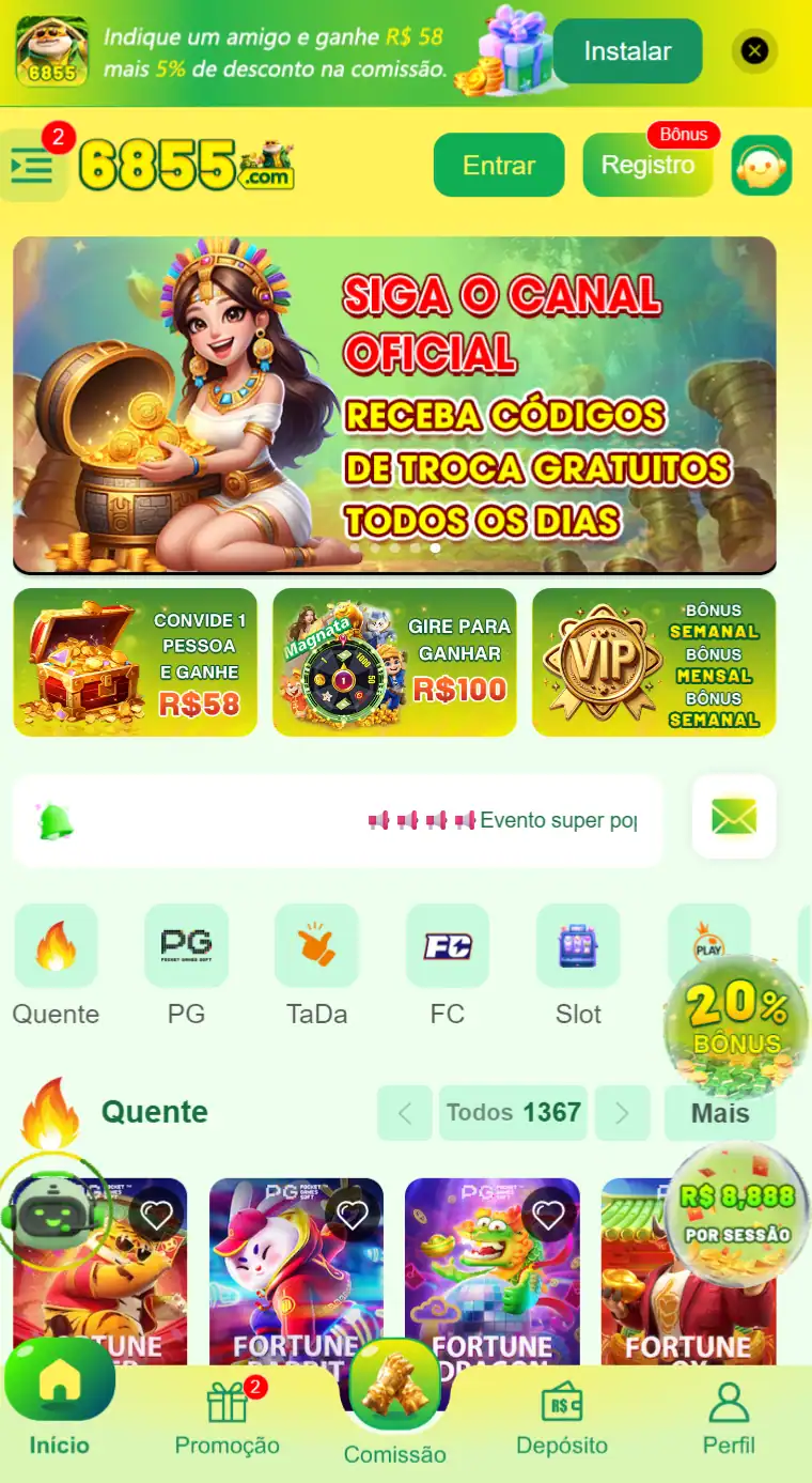 6855 Aproveite slots online para brasileiros Entre Já